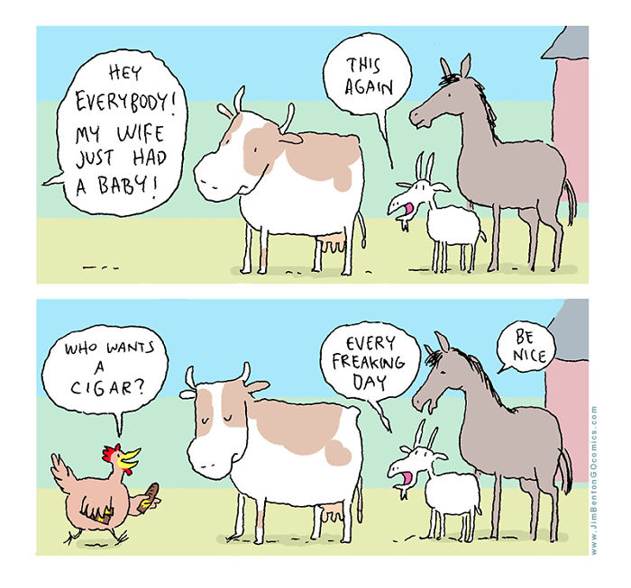A Few Animal Cartoons By Jim Benton