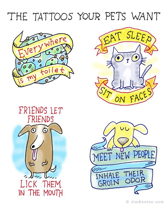 A Few Animal Cartoons By Jim Benton