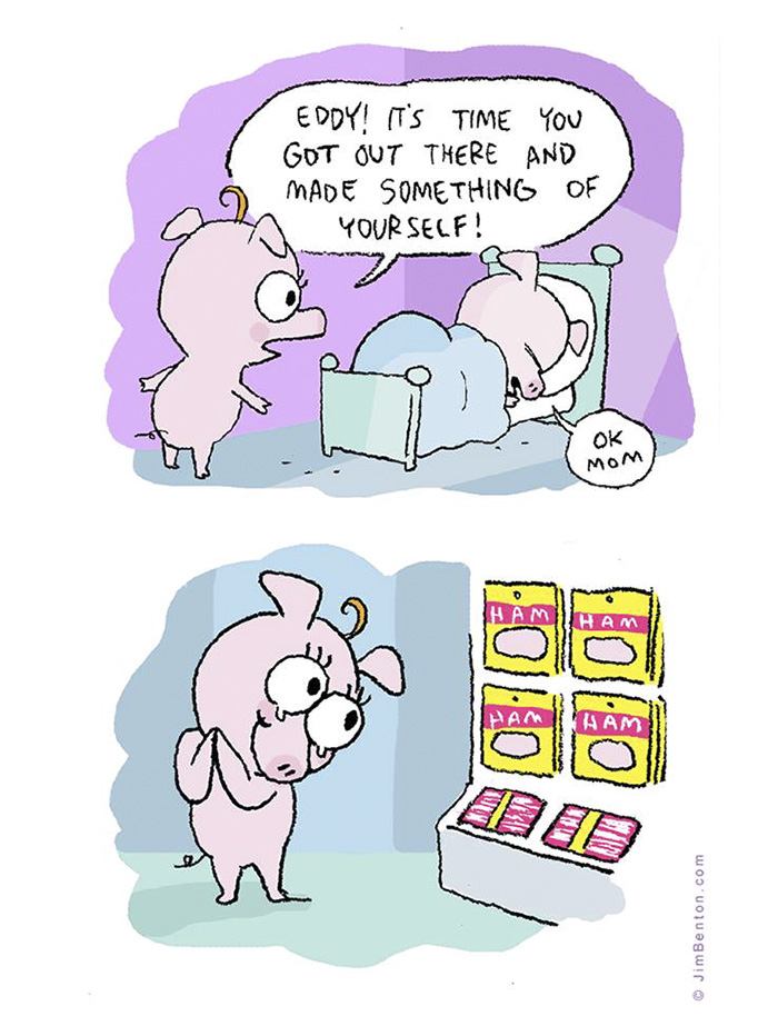 A Few Animal Cartoons By Jim Benton