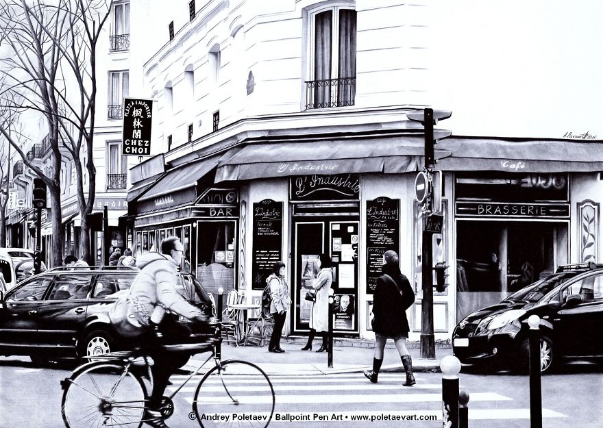 I Draw Intricate And Realistic Art Using A Simple Ballpoint Pen