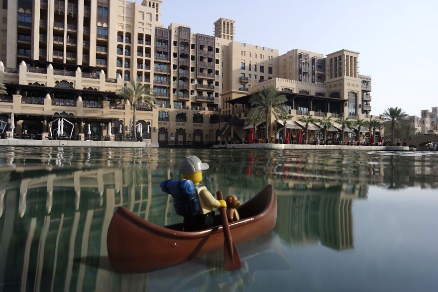 I Show The Beauty Of Dubai Through The Eyes Of A Lego Backpacker