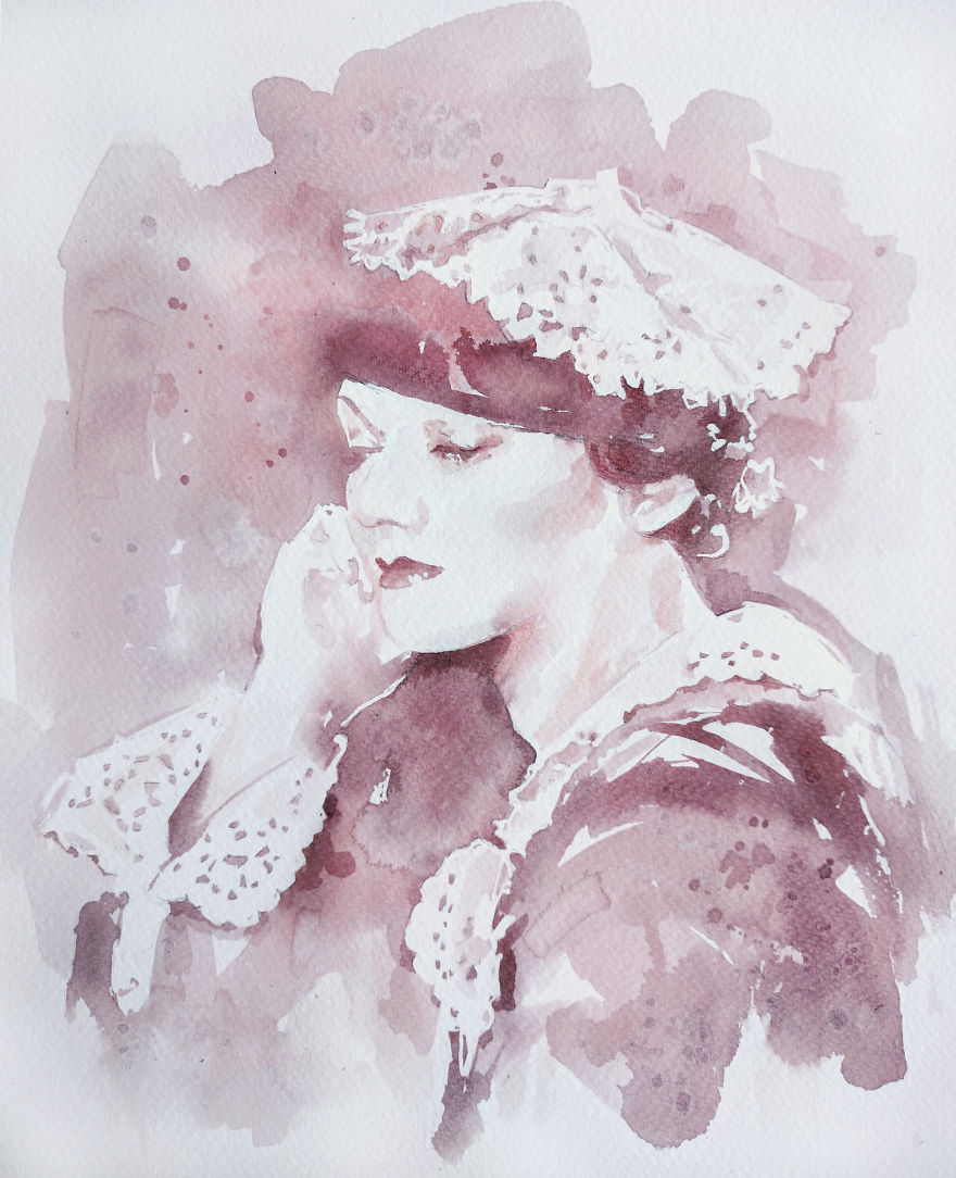 I Paint With Red Wine