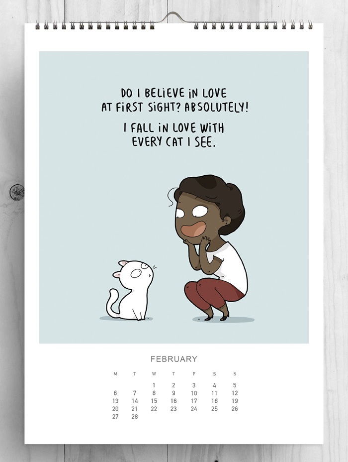 I Created A Cat Calendar To Make 2017 The Most Purrfect Year Ever I Created A Cat Calendar To Make 2017 The Most Purrfect Year Ever