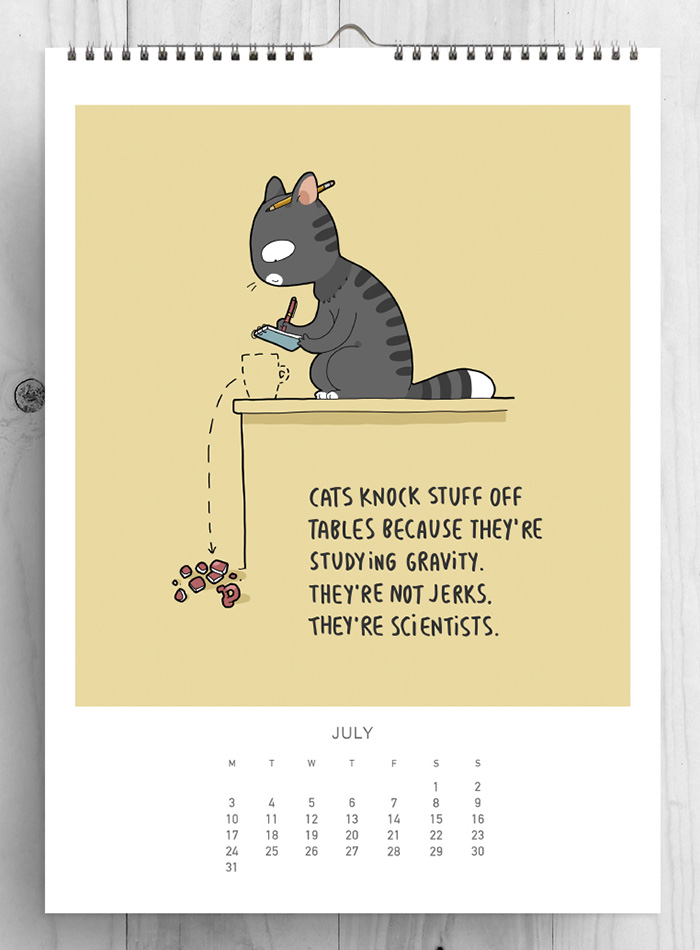 I Created A Cat Calendar To Make 2017 The Most Purrfect Year Ever I Created A Cat Calendar To Make 2017 The Most Purrfect Year Ever