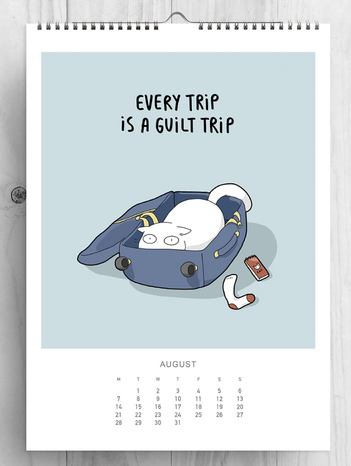 I Created A Cat Calendar To Make 2017 The Most Purrfect Year Ever