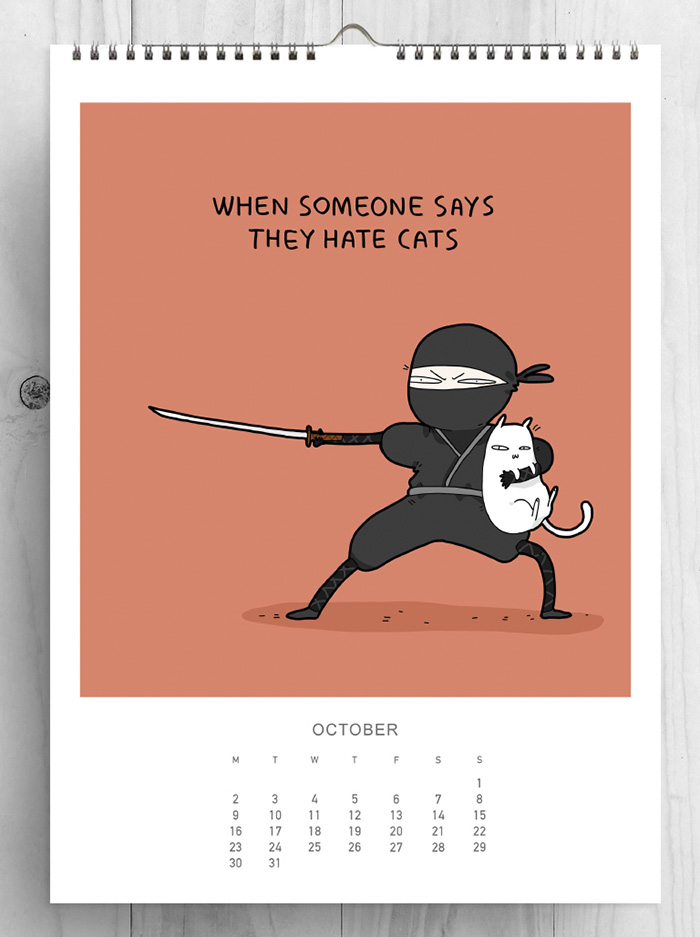 I Created A Cat Calendar To Make 2017 The Most Purrfect Year Ever I Created A Cat Calendar To Make 2017 The Most Purrfect Year Ever