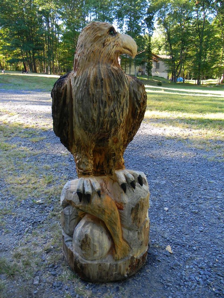 Chainsaw Carving: I Give Tree Stumps Immortality
