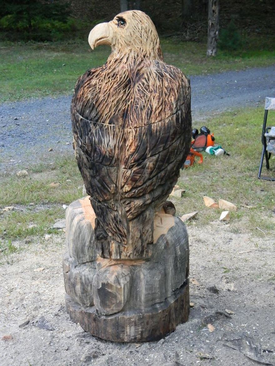 Chainsaw Carving: I Give Tree Stumps Immortality
