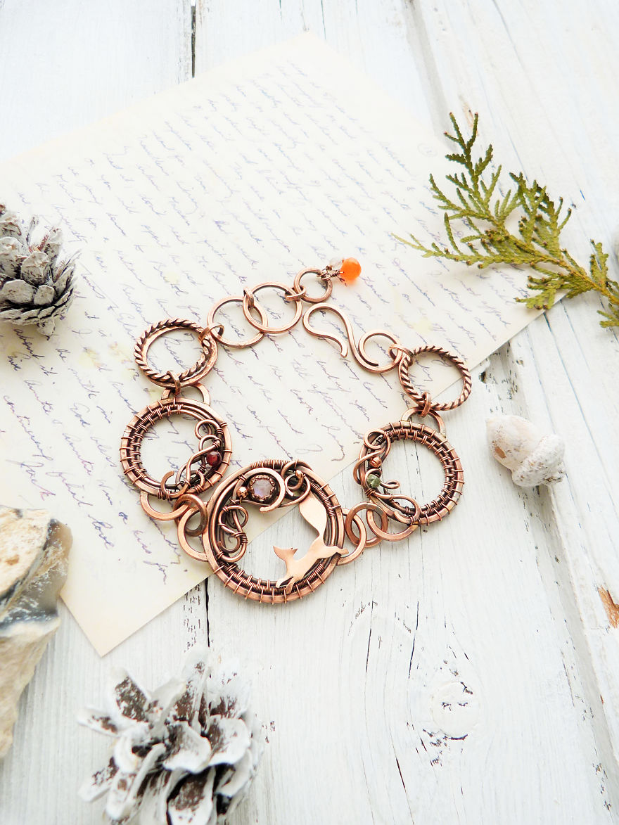 Circle Of Life In Wire Jewelry