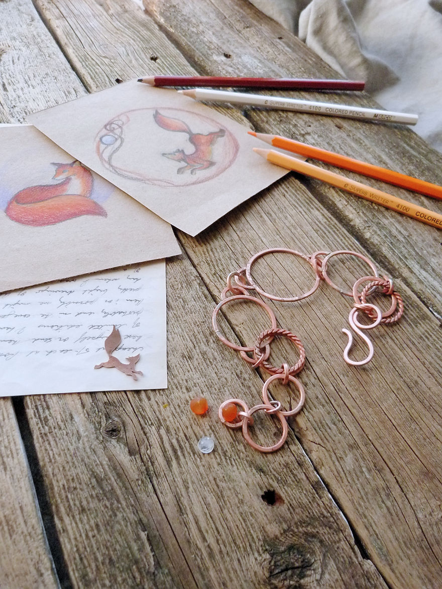 Circle Of Life In Wire Jewelry