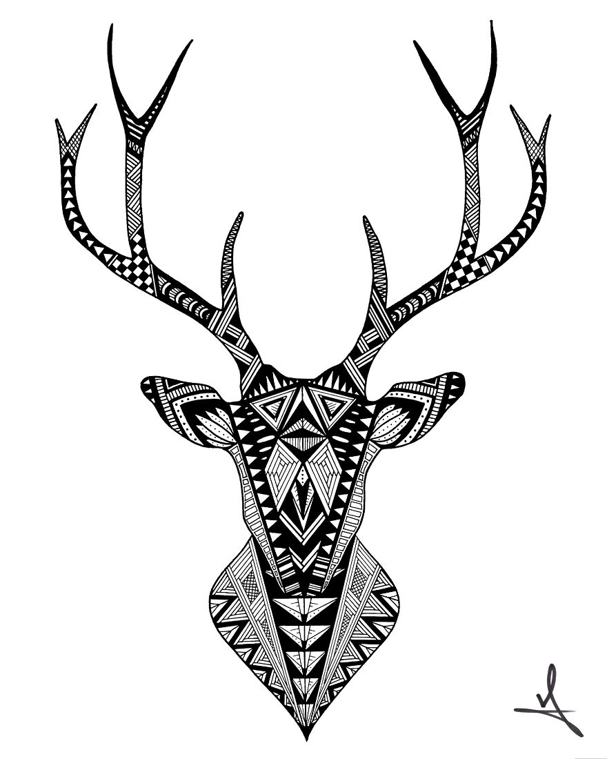 I Spend My Free Time Drawing Animals And Skulls