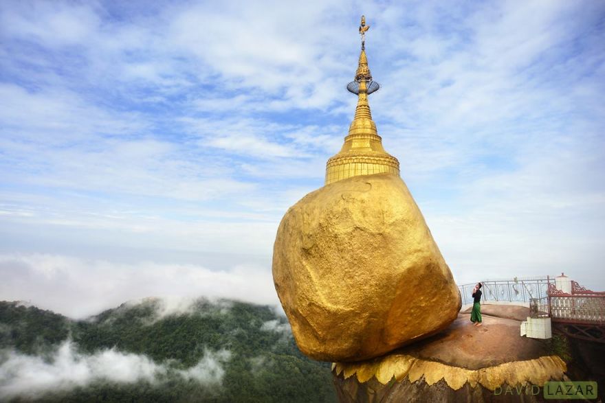 The Golden Rock At Mt Kyaiktiyo