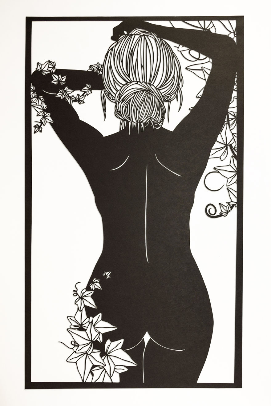 I Hand Cut Delicate Figurative Paper Art I Hand Cut Delicate Figurative Paper Art