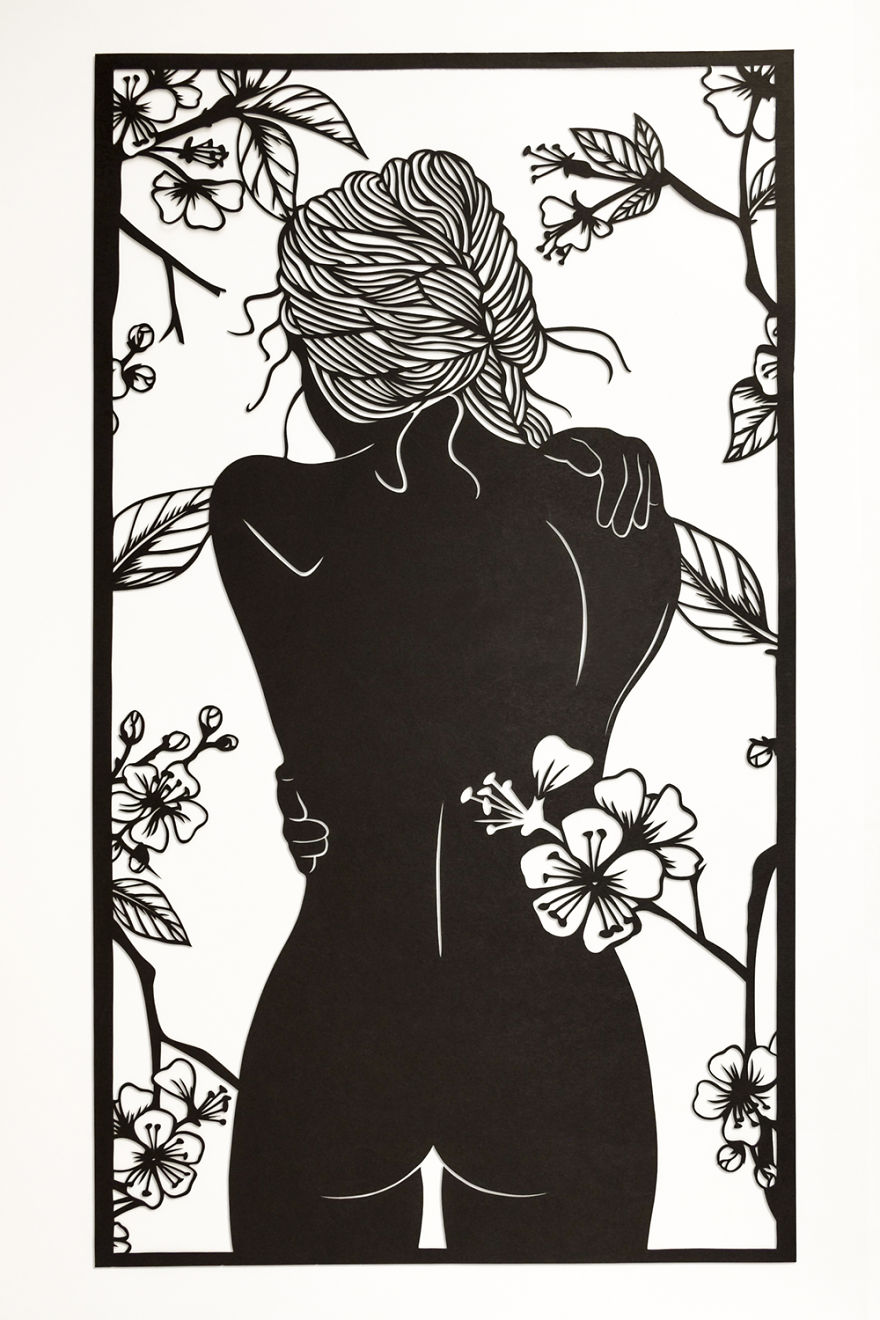 I Hand Cut Delicate Figurative Paper Art I Hand Cut Delicate Figurative Paper Art