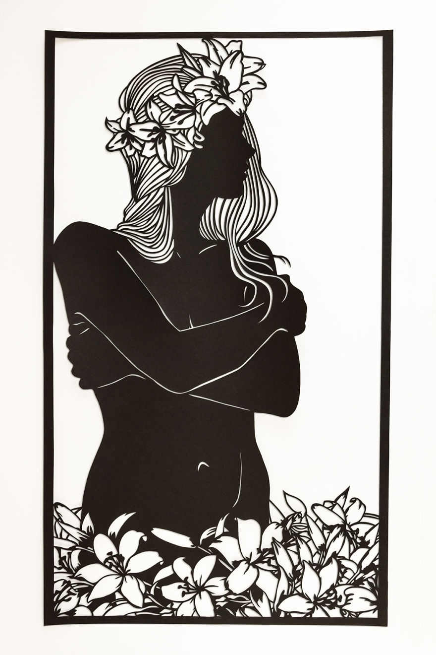 I Hand Cut Delicate Figurative Paper Art I Hand Cut Delicate Figurative Paper Art
