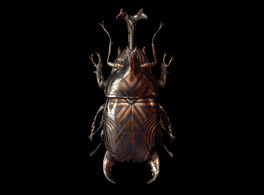 Engraved Entomology By Billelis