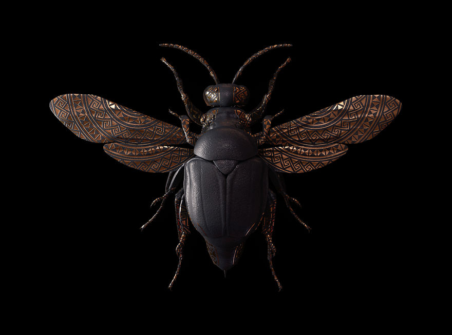 Engraved Entomology By Billelis