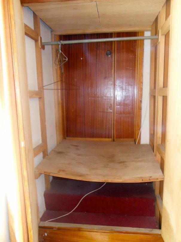 When Your Hotel Wardrobe Has Stairs And A Door In It