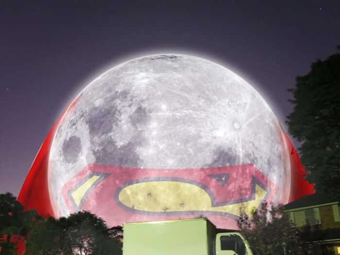 Super Moon From Sydney Backyard