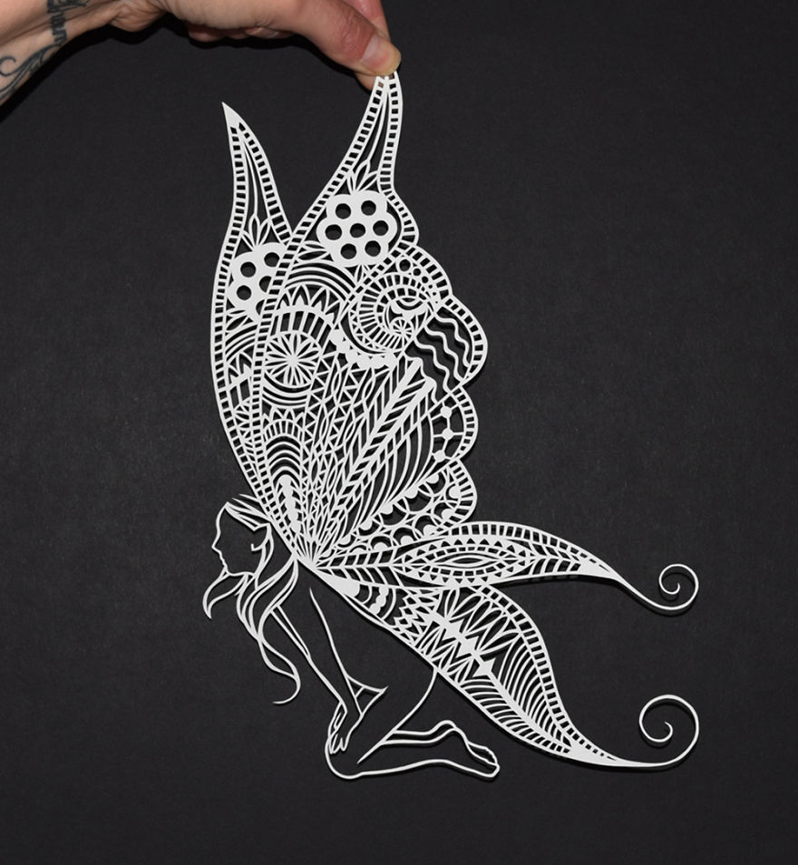 I Hand Cut Delicate Figurative Paper Art I Hand Cut Delicate Figurative Paper Art