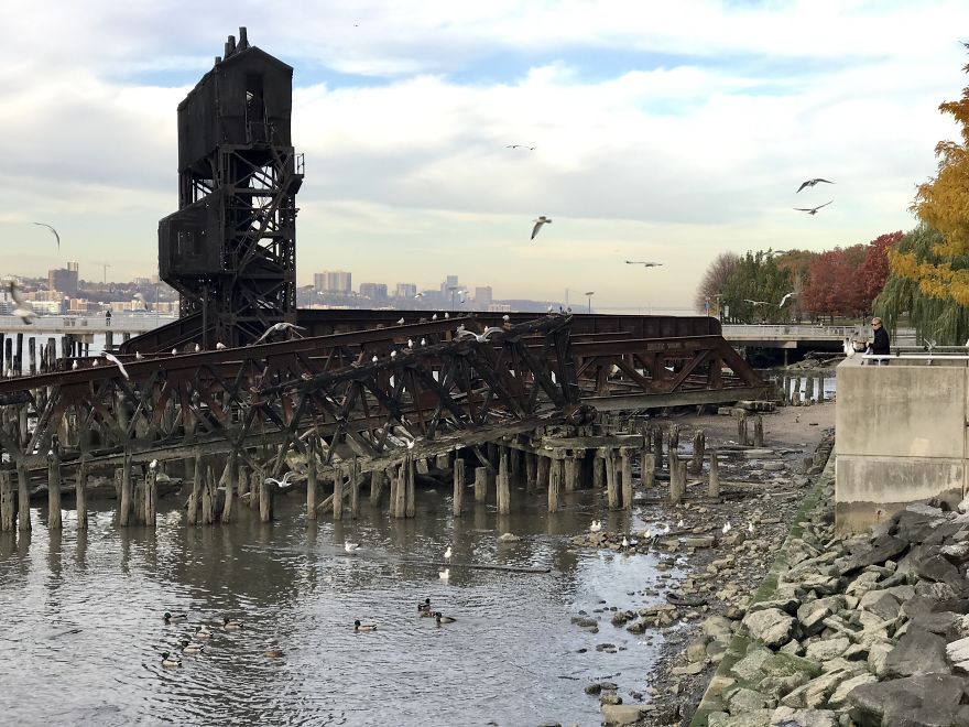 Super Moon Show The Dirty Side Of The Hudson River, Nyc