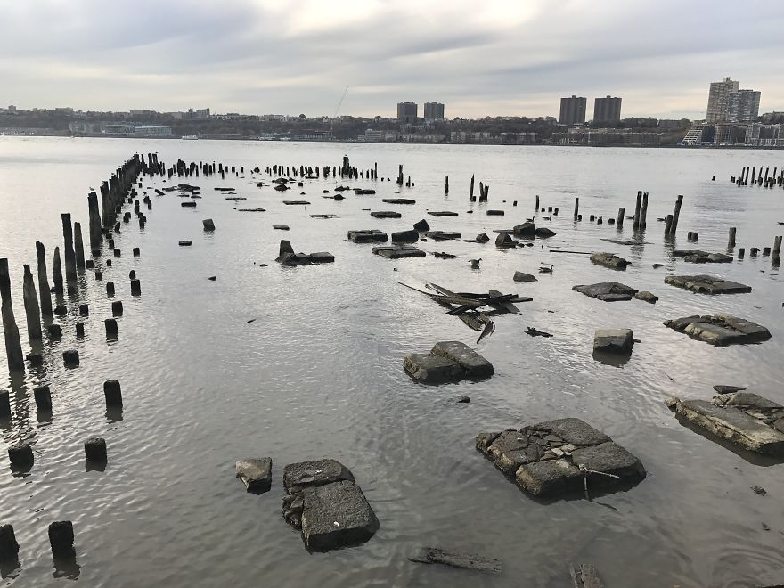 Super Moon Show The Dirty Side Of The Hudson River, Nyc