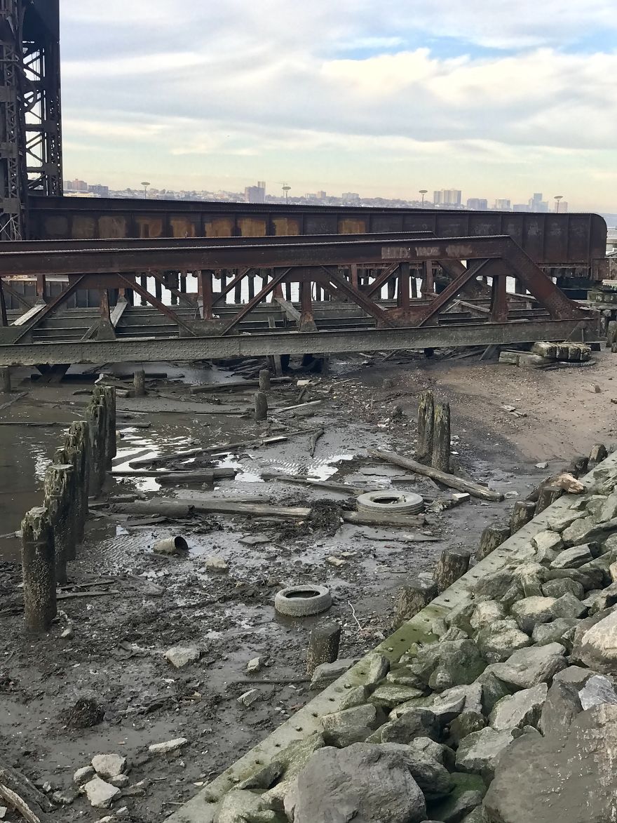 Super Moon Show The Dirty Side Of The Hudson River, Nyc