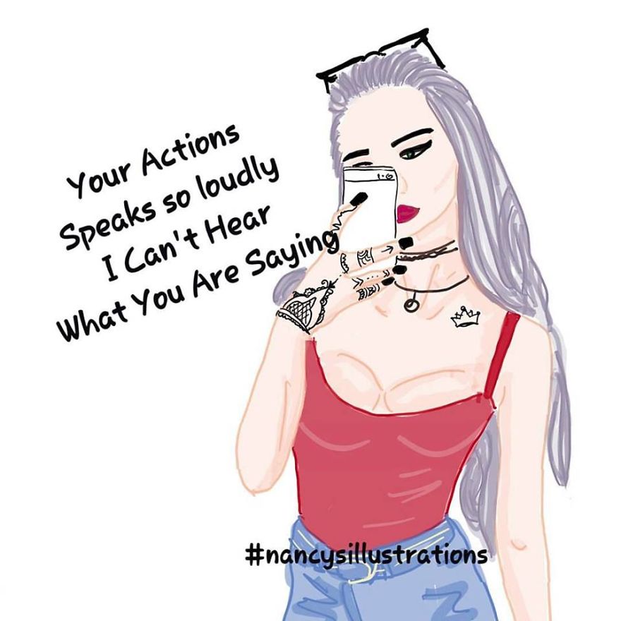 Girly Illustrations With Quotes (2)