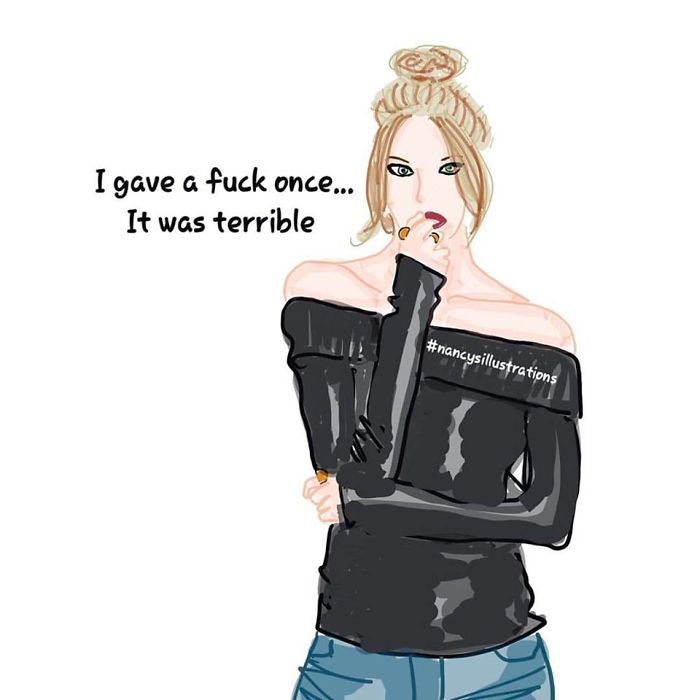 Girly Illustrations With Quotes (4)