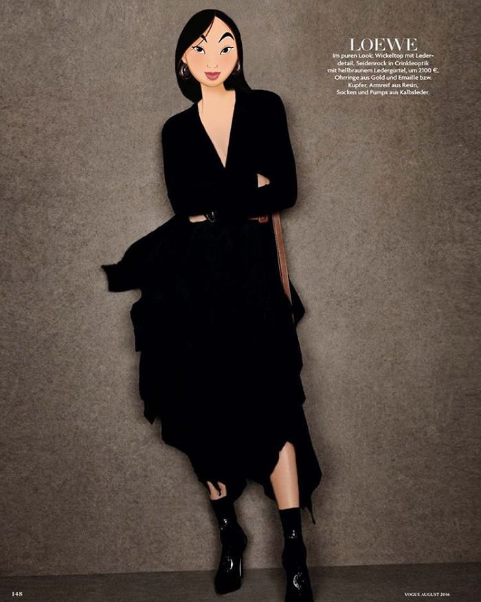 Mulan As Irina Shayk