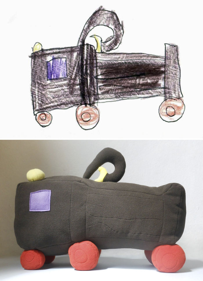 I Turn Kids' Drawings Into Unique, Hand-Made Soft Toys