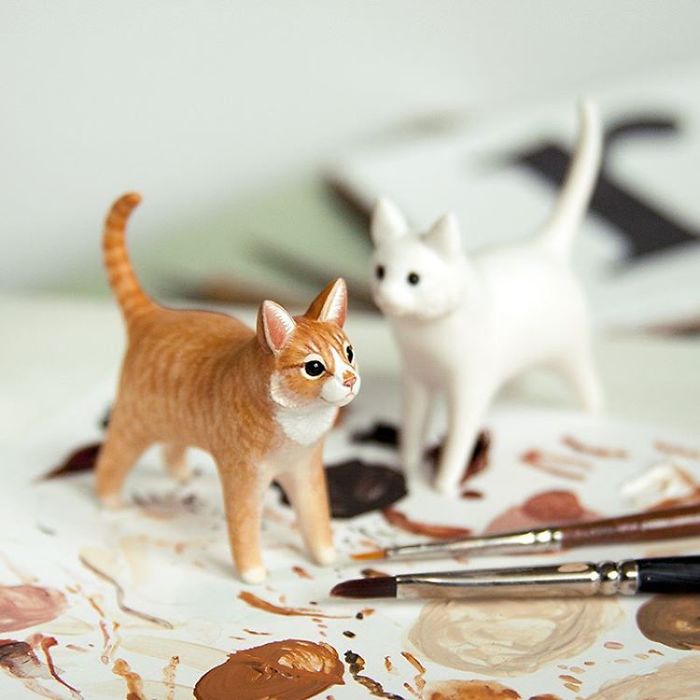 I Create Unique Animal Sculptures From Polymer Clay