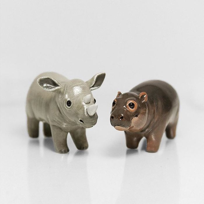 I Create Unique Animal Sculptures From Polymer Clay