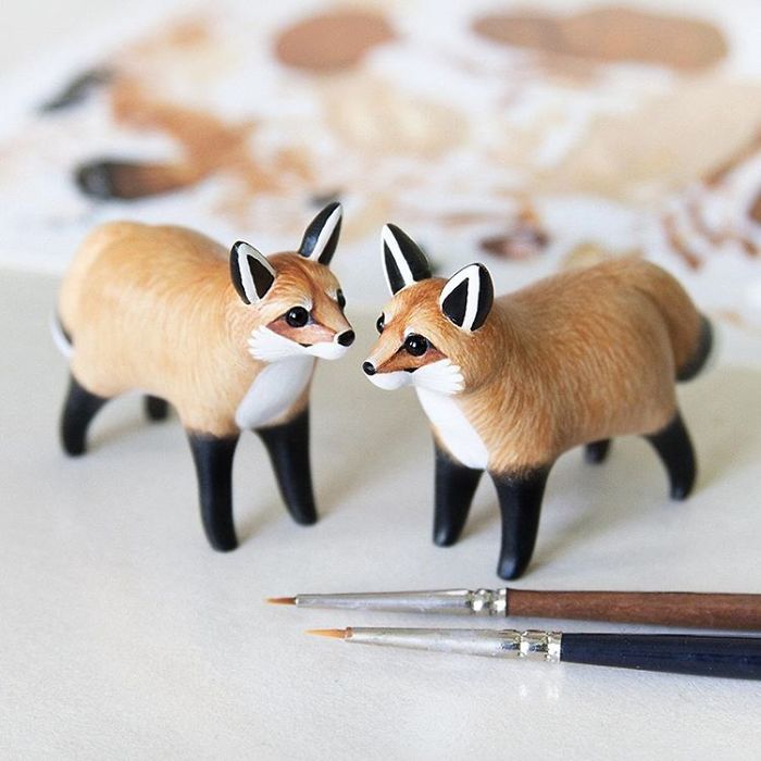 I Create Unique Animal Sculptures From Polymer Clay