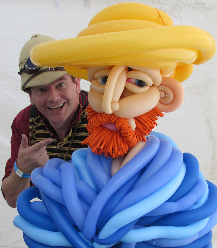 I Once Struggled To Make A Balloon Dog, Now My Walking Dead Balloon Art Is Being Seen By Millions!