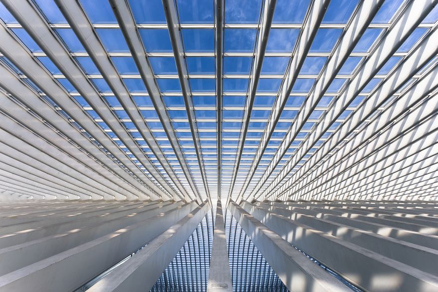 Train Station Liège-Guillemins In Belgium