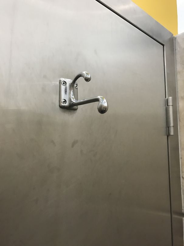 Someone Thought This Was An Artsy Coat Hanger