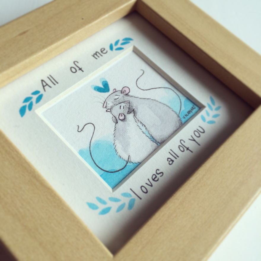 All Of Me - Water Colour Painting By Nadyart