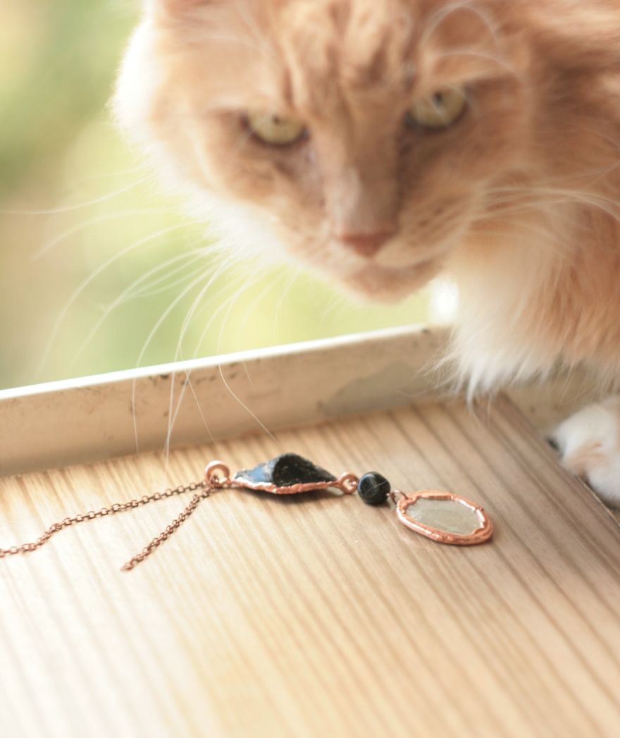 Unique Jewelry Made From Natural Objects Using Electroplating Method