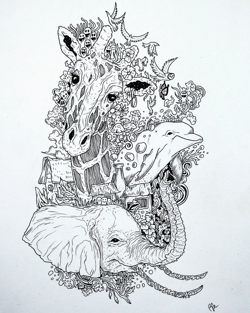 I Ask Random People For Their Favorite Animals And Create A Magic World Around Them!