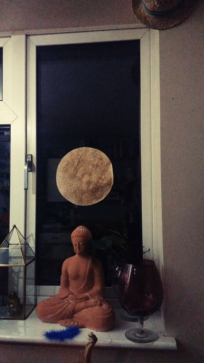 Finally A Good Shot Of The Supermoon 'wraps' Up My Monday Evening !