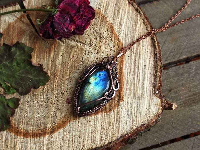Blue Labradorite Pendant