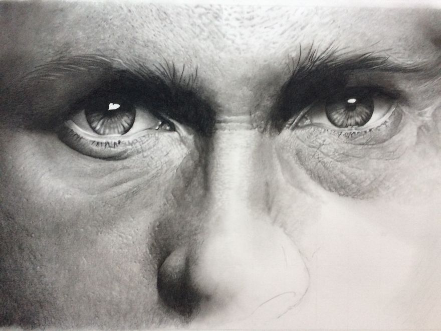 The Making Of My Hyper-Realistic Drawing Of Eyes