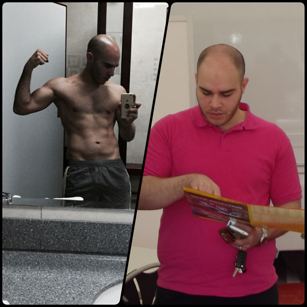 👇after One Year Drinking / Before Drinking 👇