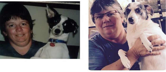 Linda And Habanera First Day Of Adoption And 15 Years Later