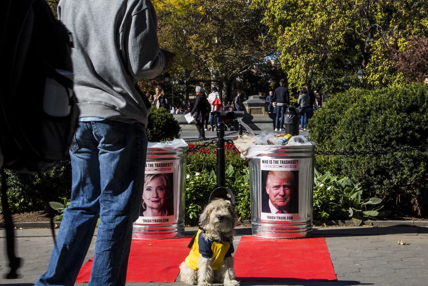 We Enticed People To Clean Up New York City By Trashing Their Least Favorite Presidential Candidate We Enticed People To Clean Up New York City By Trashing Their Least Favorite Presidential Candidate