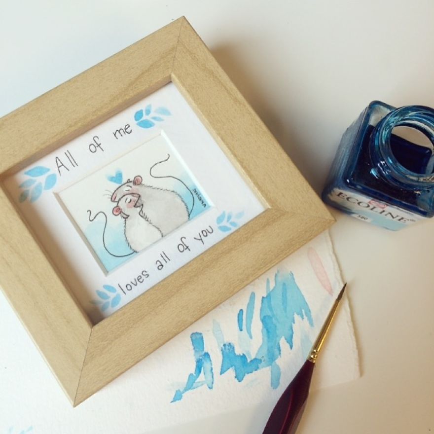 All Of Me - Water Colour Painting By Nadyart