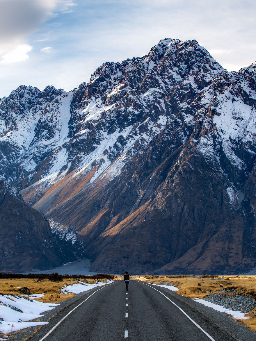 Just One Of The Mountains You Are Faced With When Driving To Tasman Glacier (mount Blackburn), Mount Cook National Park
