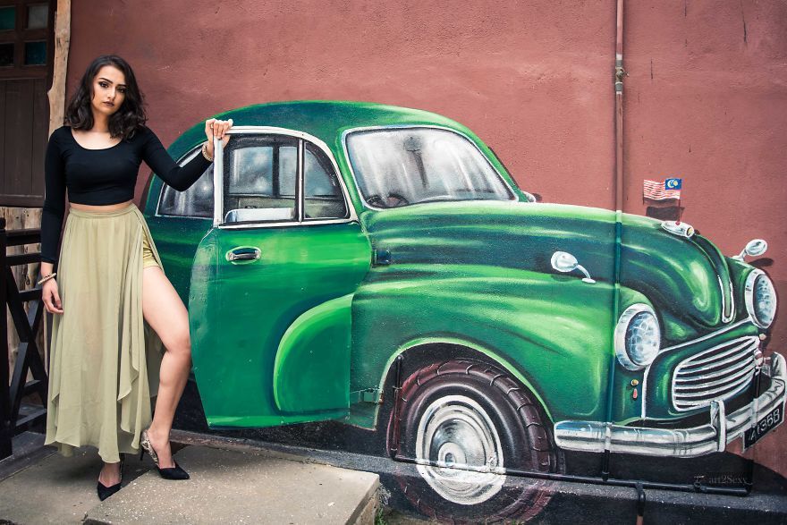 I Took This Shot Where Reality And Painting Complements Each Other To Tell A Story. I Took This Shot Where Reality And Painting Complements Each Other To Tell A Story.