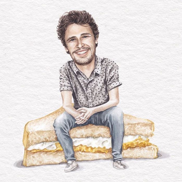 James Franco On A Fluffernutter